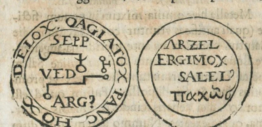 An illustration from Aureoli Philippi Theophrasti Paracelsi Bombast ab Hohenheim medici et philosophi celeberrimi, chemicorúmque principis, operum volumen secundum opera chimica et philosophica ..., 1648, leaf 729