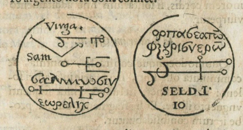 An illustration from Aureoli Philippi Theophrasti Paracelsi Bombast ab Hohenheim medici et philosophi celeberrimi, chemicorúmque principis, operum volumen secundum opera chimica et philosophica ..., 1648, leaf 733