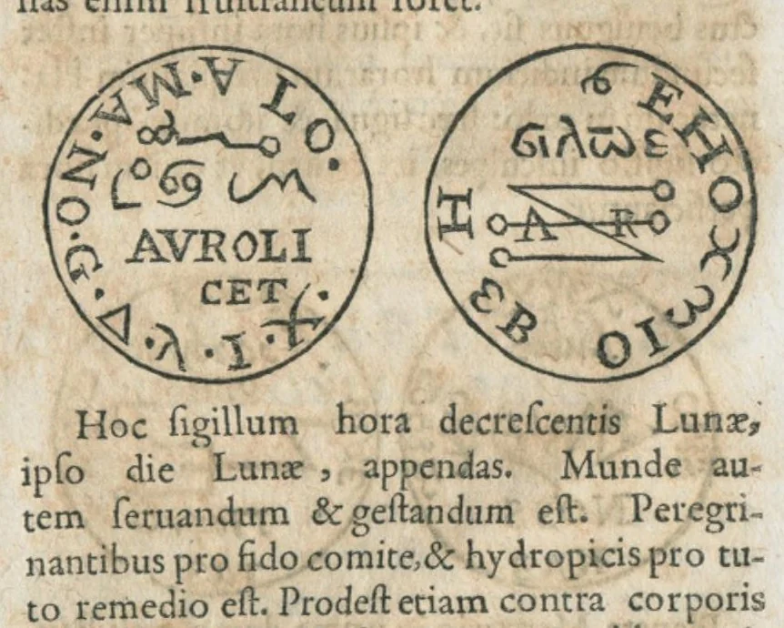 An illustration from Aureoli Philippi Theophrasti Paracelsi Bombast ab Hohenheim medici et philosophi celeberrimi, chemicorúmque principis, operum volumen secundum opera chimica et philosophica ..., 1648, leaf 735