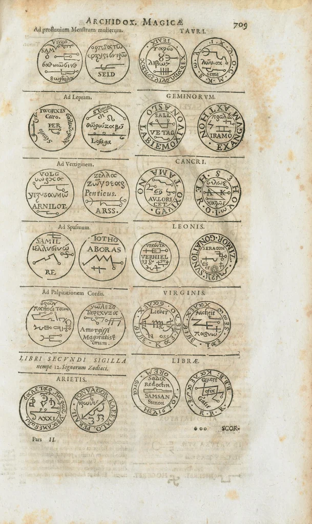 An illustration from Aureoli Philippi Theophrasti Paracelsi Bombast ab Hohenheim medici et philosophi celeberrimi, chemicorúmque principis, operum volumen secundum opera chimica et philosophica ..., 1648, leaf 741