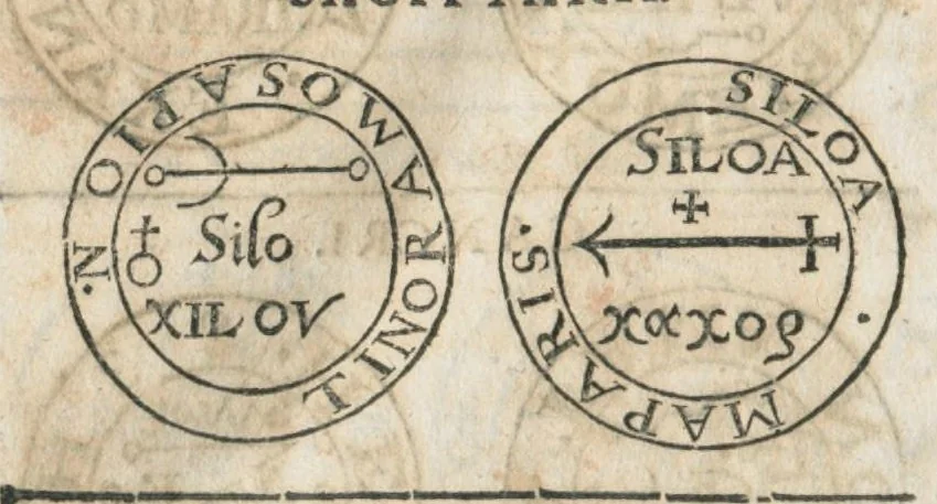 An illustration from Aureoli Philippi Theophrasti Paracelsi Bombast ab Hohenheim medici et philosophi celeberrimi, chemicorúmque principis, operum volumen secundum opera chimica et philosophica ..., 1648, leaf 742