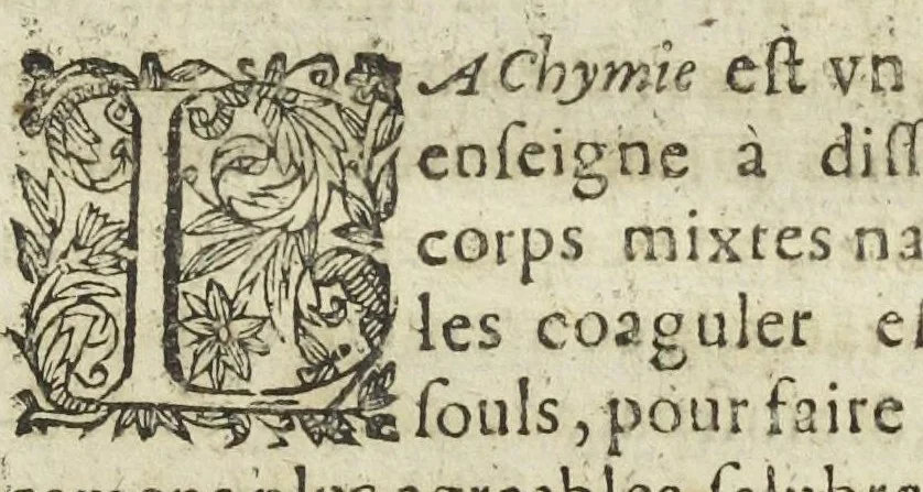 An illustration from Les elemens de chymie, de maistre Jean Beguin. Reveus, expliquez, & augmentez, par Jean Lucas de Roy, medecin boleducois. Quatriesme edition., 1637, leaf 21