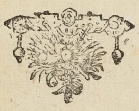 An illustration from Arcanum acidularum novissime proditum principiorum chymicorum disquisitionis auxilio, in quo communis opinio de aquarum mineralium aciditate convellitur. Additæ sunt epistolæ multorum illustrium medicorum cum ejusdem responsis. Authore Petro Givrio, med. doct., 1682, leaf 383