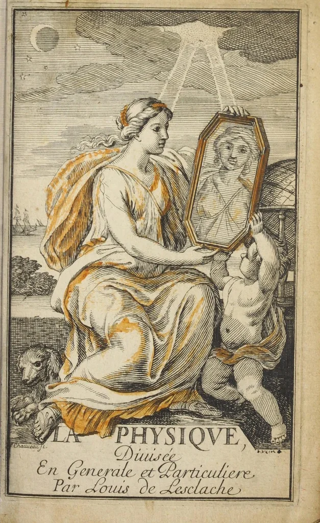 An illustration from Troisieme partie de la philosophie, ou la physique, qui nous donne la connoissance des choses natureles. Divisée en generale et particuliere. Par Loüis de Lesclache., 1665, leaf 5