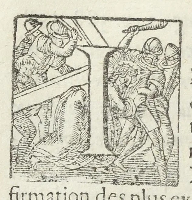 An illustration from Traicté pour la conservation de la santé, et sur la saignee de ce temps, et moyen de remedier aux maladies sans craincte de leur recheute ; avec autres traictez necessaires pour toutes sortes de personnes, en façon & ordre non encore veus, & selon la doctrine des anciens medecins grecs, arabes, latins & françois. ‎Augmenté d'un traicté de Galien, de l'alictement des malades. Apologie contre Jean Terud, fils de Louys, medecin de Paris. Examen du livre intitulé Medecin charitable. Traicté de la physiognomie, avec les figures propres, qui sont au nombre de 53. Dedié à Messieurs les Parisiens, & pourquoy ? Par David L'Aigneau provençal, conseiller & medecin ordinaire du Roy. Troisiesme edition, fort augmentée, vires acquirit eundo., 1650, leaf 558