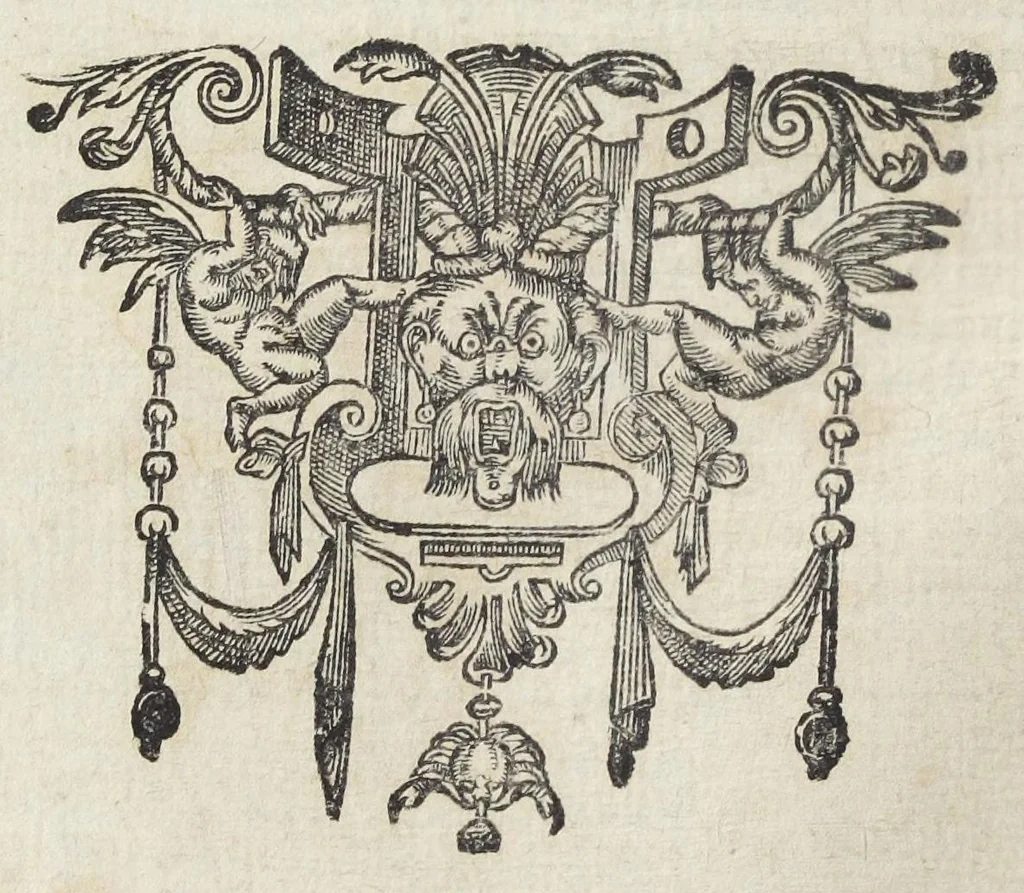 An illustration from Le Cours de médecine en francois, contenant le Miroir de beauté et santé corporelle. Par M. Louys Guyon Dolois, Sieur de la Nauche, Docteur en medecine. Et la Théorie avec un accomplissement de practique selon les principes tant dogmatiques, que chymiques, adjoustées à cette quatriesme edition. Avec une infinité d'observations, secrets & experiences, suivant la doctrine, tant des anciens que des modernes medecins, qui ont inventé & decouvert la circulation du sang, les veines lactées, leur receptacle, les vases lymphées, & autres nouveautez anatomiques & spagyriques : inconnues auparavant. A l'usage des medecins, chirurgiens, apothicaires, & autres ; Et utile aux communautez, hospitaux, & maison de campagne. Par M. Lazare Meyssonnier conseiller & medecin ordinaire du Roy, & de S.A.R. docteur de l'université de Montpellier, & professeur aggregé au College des medecins à Lyon. Où ont esté jointes les figures des plantes necessaires, & celles de l'anatomie en taille douce, pour se servir utilement de ce livre., 1664, leaf 194