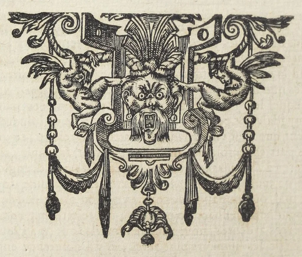 An illustration from Le Cours de médecine en francois, contenant le Miroir de beauté et santé corporelle. Par M. Louys Guyon Dolois, Sieur de la Nauche, Docteur en medecine. Et la Théorie avec un accomplissement de practique selon les principes tant dogmatiques, que chymiques, adjoustées à cette quatriesme edition. Avec une infinité d'observations, secrets & experiences, suivant la doctrine, tant des anciens que des modernes medecins, qui ont inventé & decouvert la circulation du sang, les veines lactées, leur receptacle, les vases lymphées, & autres nouveautez anatomiques & spagyriques : inconnues auparavant. A l'usage des medecins, chirurgiens, apothicaires, & autres ; Et utile aux communautez, hospitaux, & maison de campagne. Par M. Lazare Meyssonnier conseiller & medecin ordinaire du Roy, & de S.A.R. docteur de l'université de Montpellier, & professeur aggregé au College des medecins à Lyon. Où ont esté jointes les figures des plantes necessaires, & celles de l'anatomie en taille douce, pour se servir utilement de ce livre., 1664, leaf 236