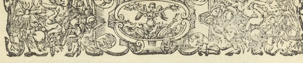 An illustration from Dispensatorium medicum, continens Institutionum pharmaceuticarum lib. V. De materia medica lib. III. Pharmacopoeam itidem sive Antidotarium varium & absolutissimum, auctore Joan. Renodæo Medic. Paris. Regio. Opus hac tertia editione ab auctore infinitis locis emendatum & immutatum, tertia plusquam parte auctum, ac suis indicibus necessariis instructum. Cui accessit Nicolai Epiphanii med. nobiliss. Pharmacon. Empirica., 1623, leaf 973