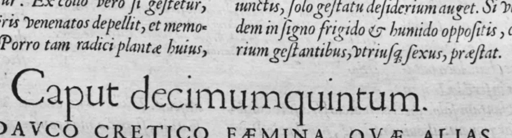 An illustration from Historia, sive descriptio plantarum omnium, tam domesticarum quam exoticarum ..., 1578, leaf 69