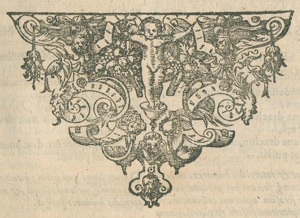 An illustration from Animadversiones in pharmacopoeiam Augustanam et annexam ejus mantissam, sive pharmacopoeia Augustana reformata, in qua vera et accuratissima methodo medicamentorum simplicium & compositorum praeparationes tam dextre traduntur, ac insuper antiquorum errores deteguntur, ut inde servatis & exaltatis simplicium medicaminum facultatibus, instrumenta multo aptiora medico evadant, quibus Cito, Tuto & Jucunde affectus humanum corpus infestantes propulsari queant. Nunc tertium revisa, plurimis locis adaucta, inque lucis edita, cum annexa appendice, Opera & studio Joannis Zwelferi Palatini M.D., 1667, leaf 183