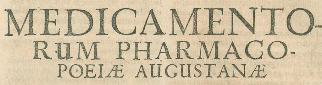 An illustration from Animadversiones in pharmacopoeiam Augustanam et annexam ejus mantissam, sive pharmacopoeia Augustana reformata, in qua vera et accuratissima methodo medicamentorum simplicium & compositorum praeparationes tam dextre traduntur, ac insuper antiquorum errores deteguntur, ut inde servatis & exaltatis simplicium medicaminum facultatibus, instrumenta multo aptiora medico evadant, quibus Cito, Tuto & Jucunde affectus humanum corpus infestantes propulsari queant. Nunc tertium revisa, plurimis locis adaucta, inque lucis edita, cum annexa appendice, Opera & studio Joannis Zwelferi Palatini M.D., 1667, leaf 196