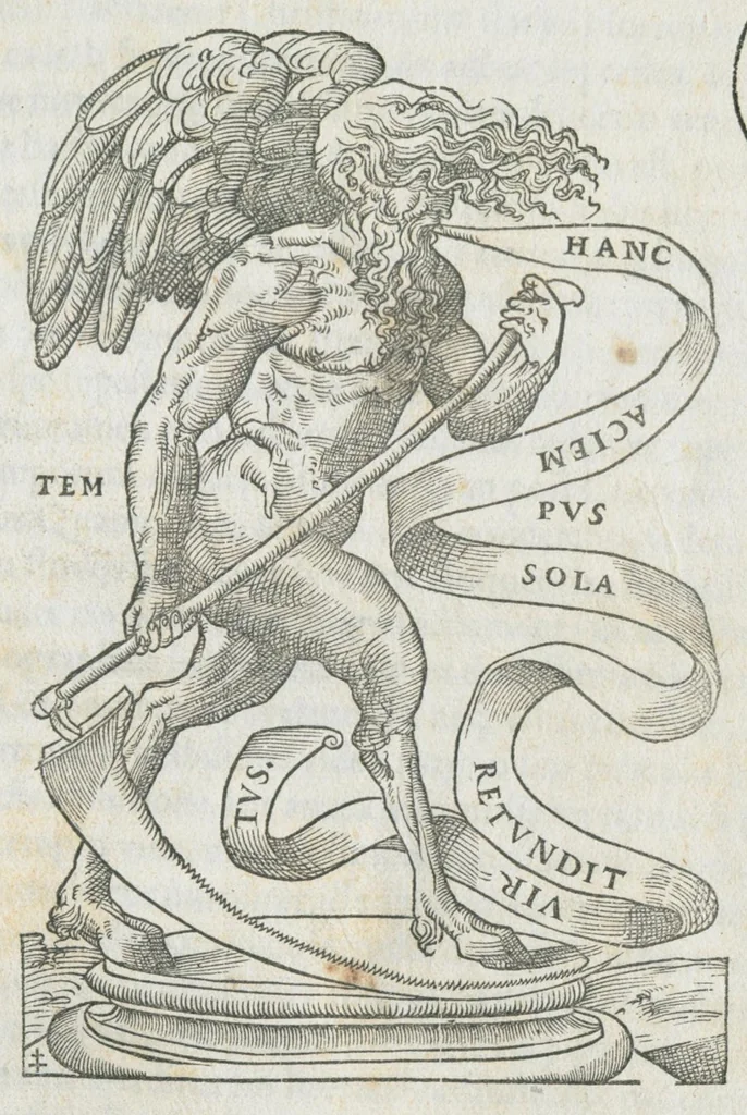 An illustration from Claudii Gaieni Pergameni De simplicium medicamentorum facultatibus libri vndecim. Theodorico Gerardo Gaudano interprete. Qui emendatiores exeunt, locis compluribus restitutis ex vetustissimorum exemplarium collatione, 1545, leaf 0
