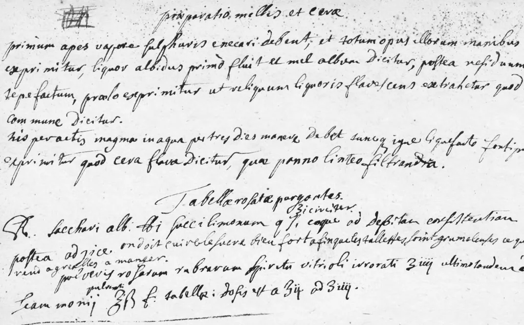 An illustration from Collectanea pharmaceutica seu apparatus ad novam pharmacopoeam, 1695, leaf 0