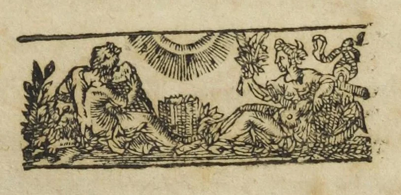 An illustration from Le vray et methodique cours de la physique resolutive, vulgairements dite chymie representé par figures generales & particulieres pour connoistre la theotechnie ergocosmique, c'est a dire, l'art de Dieu en l'ouvrage de l'univers. Seconde édition, avec l'indice des matieres de ce volume, & quelques additions. Par Annibal Barlet, 1657, leaf 5