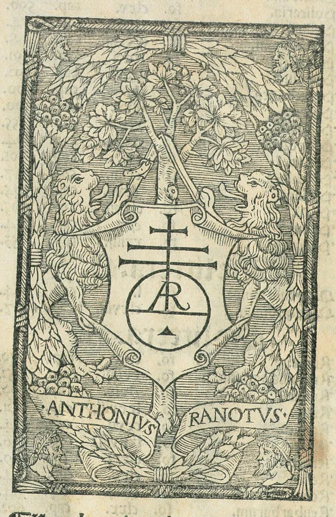 An illustration from Opus Pandectarum. Habès studiossime lector opus pa[n]dectar[um] medicine Matthei Silvatici nuper impressum cum quottationibus omniu[m] auctoru[m] in locis propriis & Symone Janue[n]si : additis etia[m] non[n]ulis capitulis simpliciu[m] medicinarum in aliis non compertis ... necno[n] etia[m] tabula addita per ... Baptista[m] Sardum : additis insuper numero capitulorum Gale[ni] & alior[um] auctor[um] ... et tabula nusq[uam] impressa ... necnon & annotationibus compilatus per D[omi]nicum Martinum de Sospitello, 1526, leaf 422
