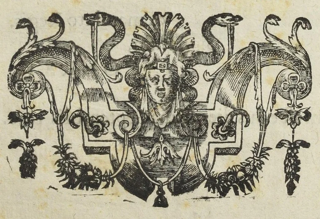 An illustration from Codex medicamentarius seu Pharmacopoea Parisiensis. Ex mandato facultatis medicinæ Parisiensis in lucem edita M. Philippo Harduino de S. Jacques Decano., 1638, leaf 153