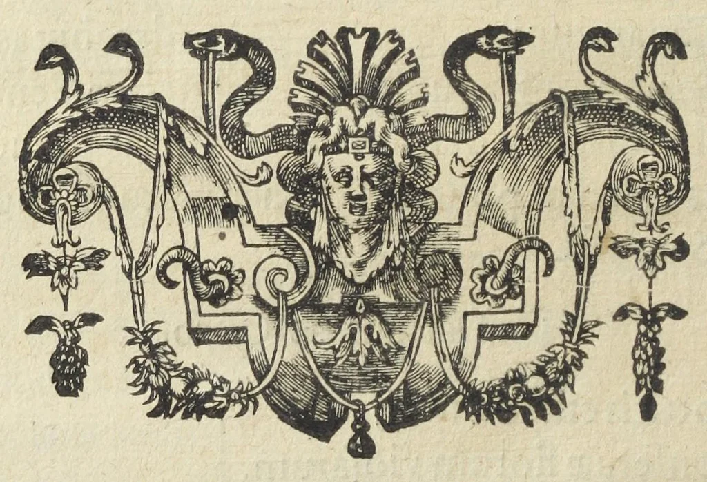 An illustration from Codex medicamentarius seu Pharmacopoea Parisiensis. Ex mandato facultatis medicinæ Parisiensis in lucem edita M. Philippo Harduino de S. Jacques Decano., 1638, leaf 60