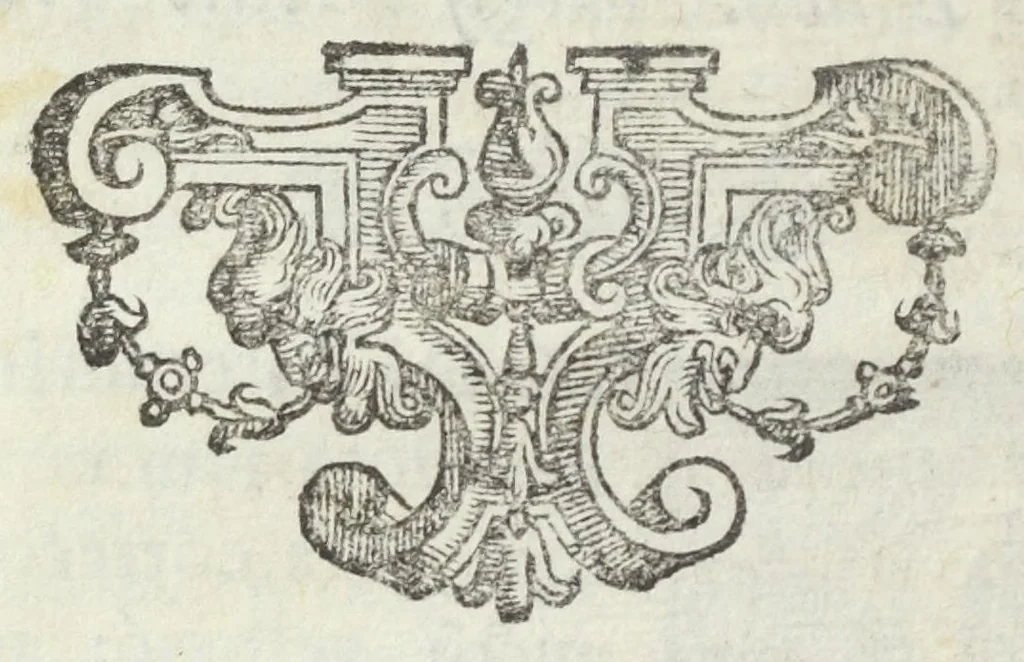 An illustration from Antidotarium Bononien: medic. collegiI diligenter emendatum, et auctum. Et amplissimo ejusdem civitatis Senatui dicatum. Cum privilegio Pauli .V. Pont. Max:, 1615, leaf 10