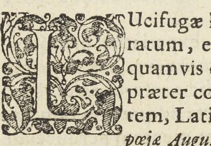An illustration from Pharmacopoeiæ Augustanæ restitutæ ab ejus autore, Luca Schröckio, Luc. fil. medicinæ doctore, & in patriâ physico, suscepta defensio. Qua imprimis Dn. D. Friderici Hoffmanni argumentis, in clave pharmaceutica Schröderiana, contra prædictum dispensatorium, pro Zuelferi defensione, prolatis respondetur ; simulque cujusdam ficto nomine vocati Philonis Nasturtii postscriptum, & hanc respiciens Schmuziana antithesis excutitur., 1675, leaf 6
