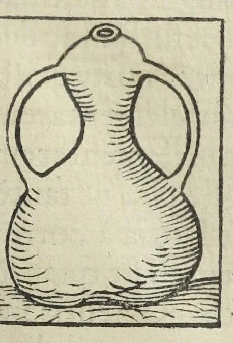 An illustration from Thesaurus Evonymi Philiatri, De remediis secretis, liber physicus, medicus, et partim etiam Chymicus, & œconomicus in vinorum diversi saporis apparatu, medicis & pharmacopolis omnibus præcipuè necessarius, nunc primum in lucem editus. Argumentum copiosius sequens pagella continet., 1554, leaf 145