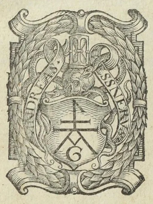 An illustration from Thesaurus Evonymi Philiatri, De remediis secretis, liber physicus, medicus, et partim etiam Chymicus, & œconomicus in vinorum diversi saporis apparatu, medicis & pharmacopolis omnibus præcipuè necessarius, nunc primum in lucem editus. Argumentum copiosius sequens pagella continet., 1554, leaf 620
