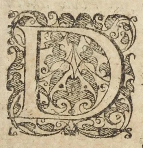 An illustration from Myrothecium spagyricum; sive Pharmacopoea chymica, occultis naturae arcanis, ex hermeticorum medicorum scriniis depromtis abunde illustrata. Item : Insignes curationes variorum morborum, qui medicamentis chymicis, jucundissimâ methodo curati fuêre. Cum Chirurgia spagyrica, in qua de morbis cutaneis omnibus, spagyricè & methodicè agitur, & curatio eorum cita, tuta, & jucunda tractatur. Auctore Petro Joanne Fabro, Castrinovidarensi, doctore medico, ac Philosopho Monspeliensi., 1632, leaf 5