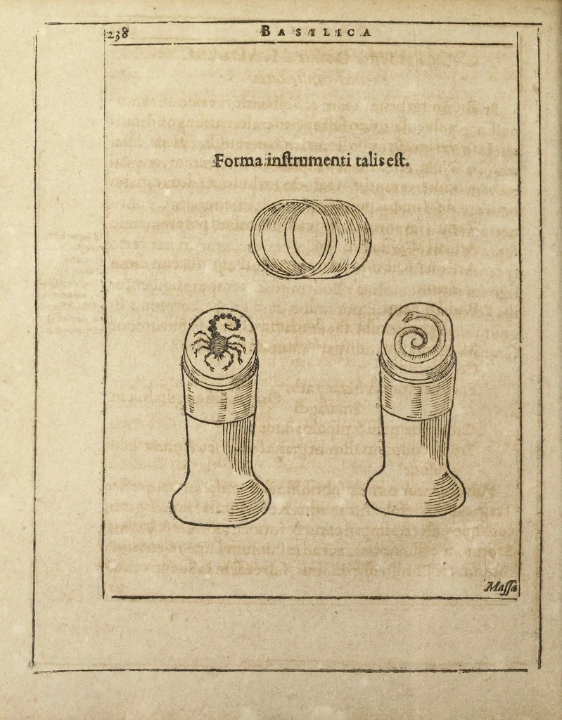 An illustration from Osvaldi Crollii Basilica chymica continens philosophicam propria laborum experientia confirmatam descriptionem et usum remediorum chymicorum selectissimorum e lumine gratiae et naturae desumptorum. In fine additus est autoris ejusdem Tractatus novus De signaturis rerum internis., 1608, leaf 256