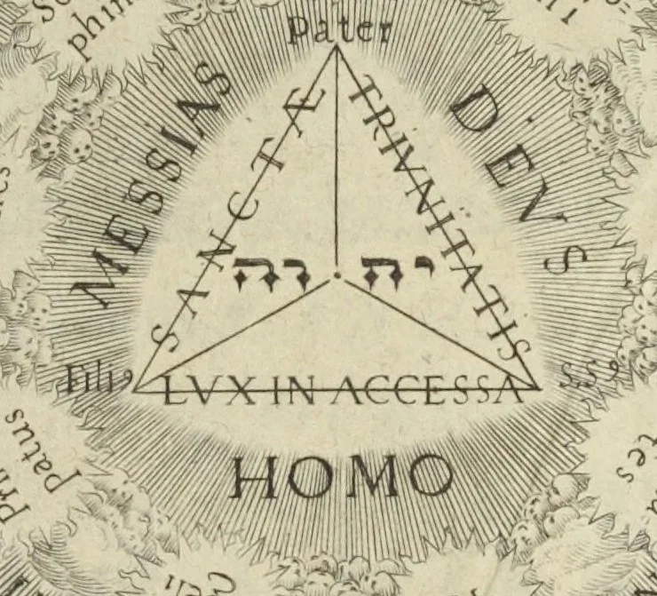 An illustration from Osvaldi Crollii Basilica chymica continens philosophicam propria laborum experientia confirmatam descriptionem et usum remediorum chymicorum selectissimorum e lumine gratiae et naturae desumptorum. In fine additus est autoris ejusdem Tractatus novus De signaturis rerum internis., 1608, leaf 3