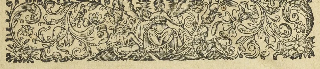 An illustration from Les XIV. livres des Paragraphes de Ph. Théoph. Paracelse Bombast, Allemand; tres grand & tres-excellent Philosophe, & tres-celebre Docteur en la Medecine, prince des medecins hermetiques & spagiriques. Où sont contenus en Epitome ses secrets admirables, tant physiques que chirurgiques, pour la curation tres-certaine & methodique des maladies estimées incurables; A sçavoir la lèpre, l'épilepsie, hydropisie, paralisie, phtisie, asthme, dissenterie, gonorrhées, accidents de matrice, fièvres, & autres. Plus un abrégé des préparations chimiques de tous simples, végétaux, animaux & métalliques; trouvé escript de la main de Paracelse, avec le moyen asseuré de les administrer en toutes maladies. Un autre discours excellent de l'alchimie, du mesme autheur, contre les erreurs & abus de la mMedecine humorale & Galenique, contenant des choses tres-rares & utilles. Traduicts du latin en françois, avec explications et annotations tres-amples. Par C. de Sarcilly, Escuyer, sieur de Montgautier, Cauville, Culey, Canon, &c. tres-expert en la doctrine Paracelsique. Oeuvres non encor veus, & tres-necessaires à tous Medecins, Chirurgiens, Apothiquaires, & à tous gens curieux de leur santé., 1631, leaf 7