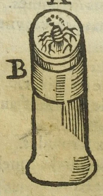An illustration from La royale chymie de Crollius. Traduitte en françois par J. Marcel de Boulene., 1633, leaf 383
