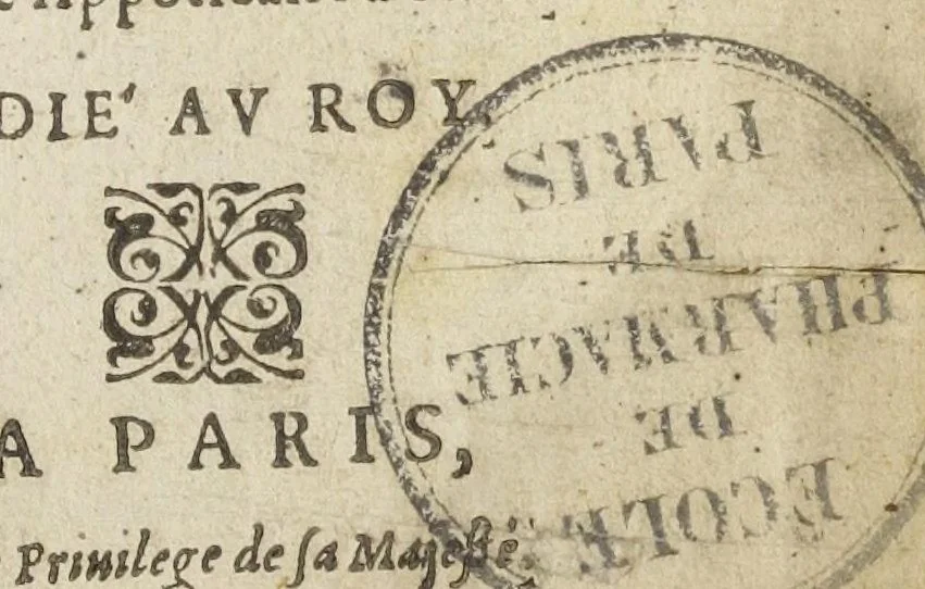An illustration from Les Secrets descouverts des arts, tant de pharmatie que de celuy de distiller, vulgairement nommé alchemie ou spargirie: par le moyen desquels l'on parvient à la perfection; tant par Theoricque que practique, à rendre l'Or potable, succinctement déduicts en forme de Dialogue ..., 1613, leaf 3