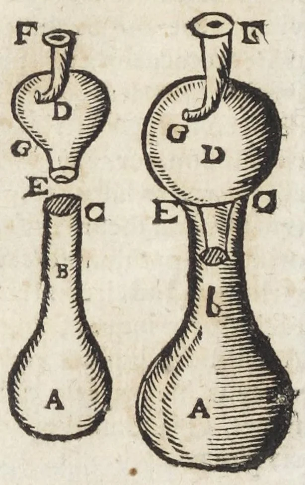 An illustration from Miracula chymica et mysteria medica. Libris quinque enucleata, quorum summam pagina versa exhibet. Studio et opera Philippi Mulleri Froburg. Brisgoi, philosoph. & med. D., 1651, leaf 118