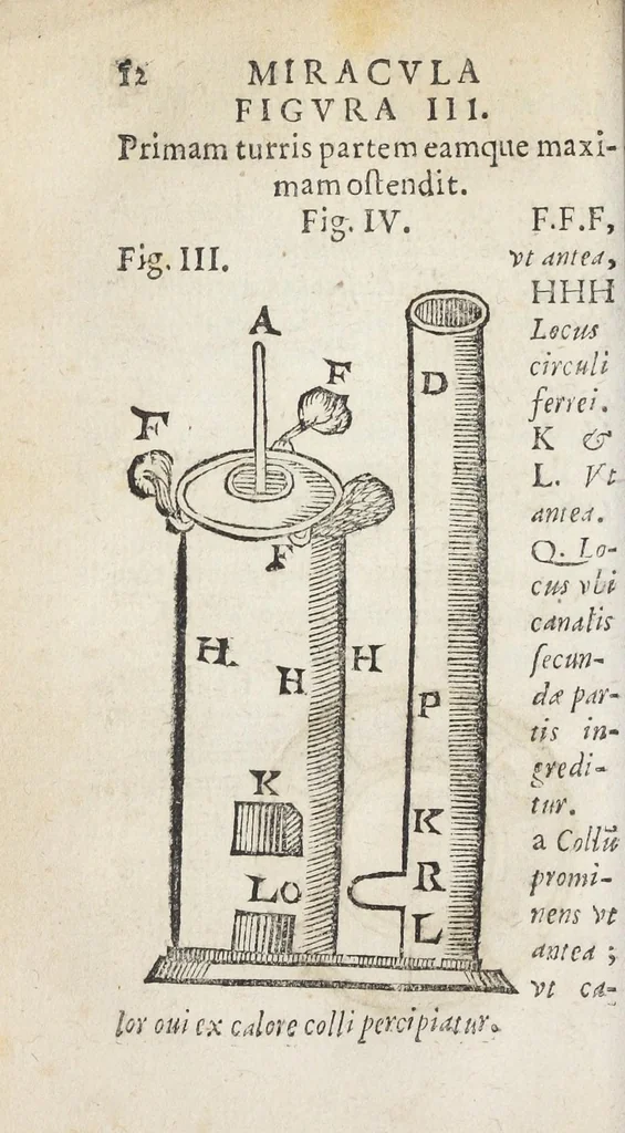 An illustration from Miracula chymica et mysteria medica. Libris quinque enucleata, quorum summam pagina versa exhibet. Studio et opera Philippi Mulleri Froburg. Brisgoi, philosoph. & med. D., 1651, leaf 40