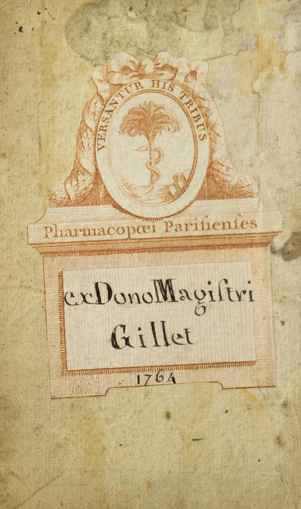An illustration from Pharmacopoeae, Jacobi Sylvii medici libri tres, his, qui artem medicam, & pharmacopoea[m] tractant exercentque, maximè necessarii., 1548, leaf 2