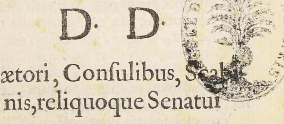 An illustration from Pharmacopoea Hagiensis Communi Collegii Medici ejusdem loci opera adornata., 1659, leaf 11