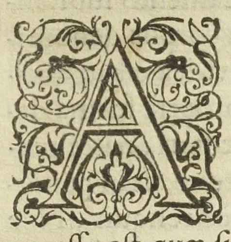 An illustration from De triplici præparatione argenti et auri. Ad illustrem & generosissimum D. Jacobum Laffinium, regii ordinis equitem auratum, baronem d'Aubusson. Authore Gastone Claveo subpræside particulari Nivernensi., 1592, leaf 2