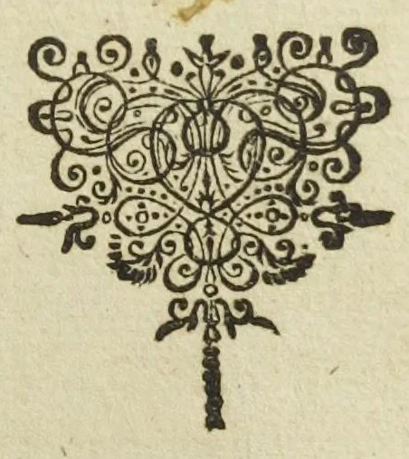 An illustration from Furni novi philosophici, sive Descriptio artis destillatoriæ novæ ; nec non Spirituum, oleorum, florum, aliorumque medicamentorum illius beneficio, facilimâ quâdam & peculiari viâ è vegetabilibus, animalibus & mineralibus, conficiendorum & quidem magno cum lucro ; agens quoque de illorum usu tàm chymico quàm medico,edita & publicata in gratiam veritatis studiosorum per Joannem Rudolphum Glauberum., 1651, leaf 375