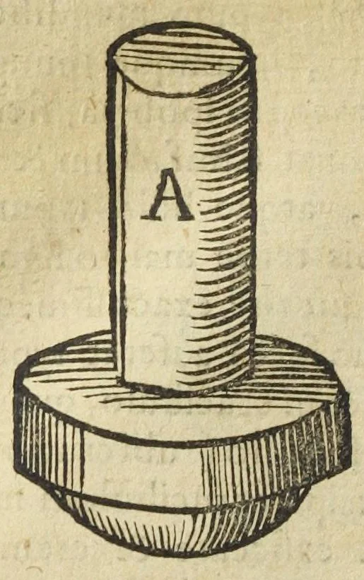 An illustration from Furni novi philosophici, sive Descriptio artis destillatoriæ novæ ; nec non Spirituum, oleorum, florum, aliorumque medicamentorum illius beneficio, facilimâ quâdam & peculiari viâ è vegetabilibus, animalibus & mineralibus, conficiendorum & quidem magno cum lucro ; agens quoque de illorum usu tàm chymico quàm medico,edita & publicata in gratiam veritatis studiosorum per Joannem Rudolphum Glauberum., 1651, leaf 414
