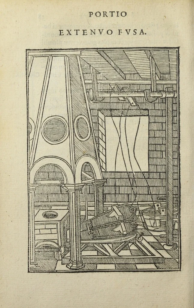 An illustration from Ars et theoria transmutationis metallicæ cum Voarchadúmia, proportionibus, numeris, & iconibus rei accommodis illustrata. Joanne Augustino Pantheo Veneto authore., 1550, leaf 159