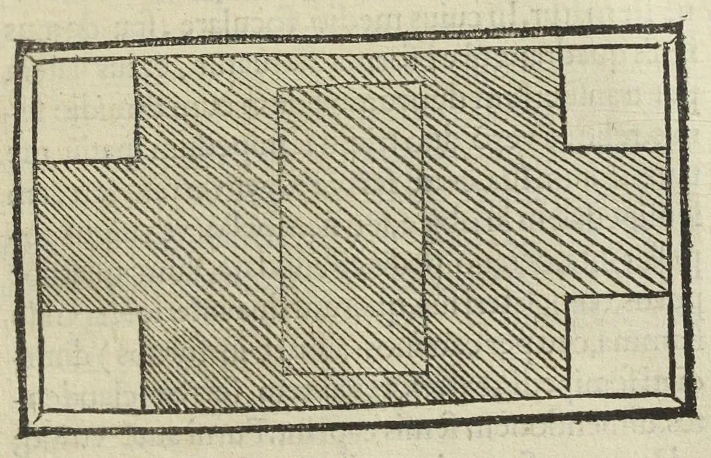 An illustration from Ars et theoria transmutationis metallicæ cum Voarchadúmia, proportionibus, numeris, & iconibus rei accommodis illustrata. Joanne Augustino Pantheo Veneto authore., 1550, leaf 174