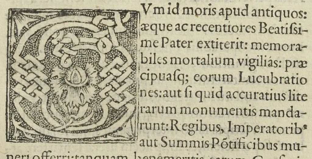 An illustration from Ars et theoria transmutationis metallicæ cum Voarchadúmia, proportionibus, numeris, & iconibus rei accommodis illustrata. Joanne Augustino Pantheo Veneto authore., 1550, leaf 8