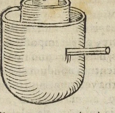 An illustration from Theatrum chemicum, præcipuos selectorum auctorum tractatus de chemiæ et lapidis philosophici antiquitate, veritate, jure, præstantia, & operationibus continens : in gratiam verae chemiae, et medicinæ chemicæ studiosorum (ut qui uberrimam inde optimorum remediorum messem facere potuerunt) congestum, & in tres partes seu volumina digestum ; singulis voluminibus, suo auctorum et librorum catalogo primis pagellis : rerum vero & verborum indice postremis annexo. Volumen tertium, 1602, leaf 355