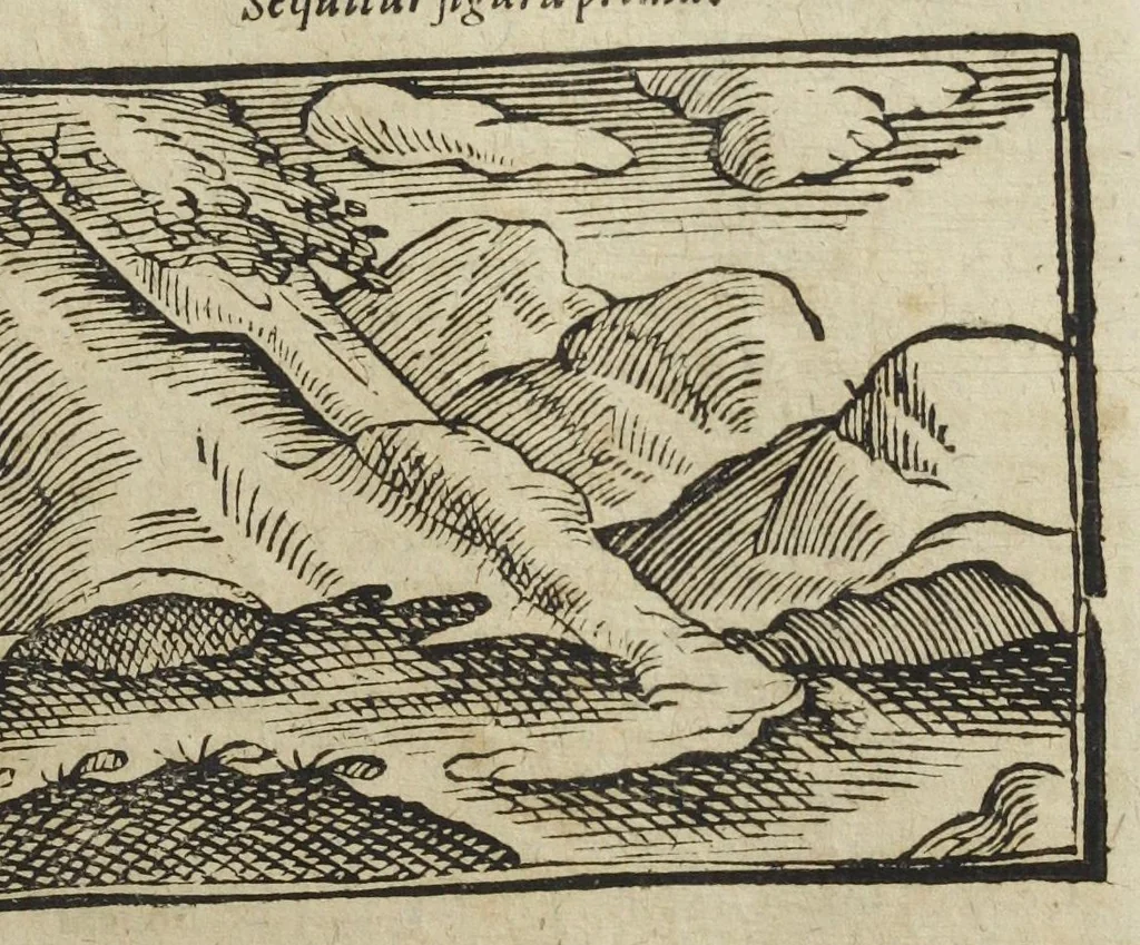 An illustration from Theatri chemici volumen sextum, theologies, medicis, et tam vulgaribus quam hermeticæ, chemiæ studiosis utilissimum, praecipuos selectorum auctorum huius seculi tractatus de chemia & lapidis philosophici antiquitate, veritate jure præstantia & operationibus continens, ex Germanica & Gallica lingua in latinam translatum per Johannem Jacobum Heilmannum bipontino-palatinum M.D., 1661, leaf 427
