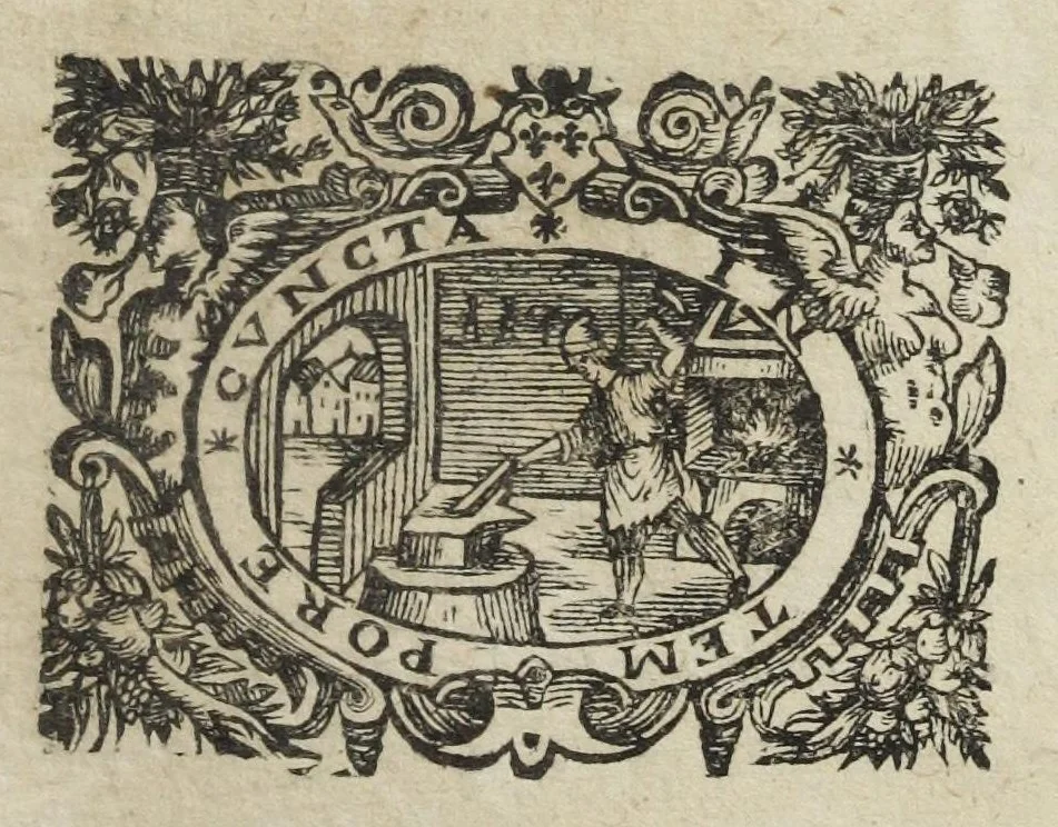 An illustration from Angeli Salæ Vicentini chymiatri candidissimi et archiatri megapolitani. Opera medico-chymica quæ extant omnia. Frustulatim hactenus diversisque linguis excusa, nunc in unum collecta latinoque idiomate edita. Editio postrema auctior & emendatior, In qua præter correctionem crassissimorum errorum plusquam mille locis commissorum in nouissima editione Francofurtensi, integra capita sparsim Gallicè aut Germanicè expressa, latinitate donata reperies. Huic ultimæ editioni accessit tractatus peculiaris Angeli Salæ de Erroribus pseudochymicorum et galenistarum, multùm desideratus, & nunquam nisi seorsim editus. Addito indice rerum & verborum locupletissimo., 1650, leaf 775