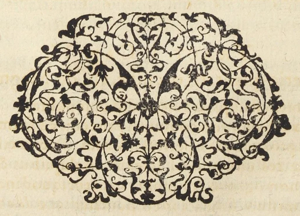 An illustration from D.O.M.A. Alchemia Andreae Libavii Med. D. D. Poet. physici Rotemburg. operâ e dispersis passim optimorum autorum, veterum & recentium exemplis potissimum, tum etiam praeceptis quibusdam operosè collecta, adhibitisque ratione & experimentia, quanta potuit esse, methodo accuratâ explicata, & In integrum corpus redacta ..., 1597, leaf 106