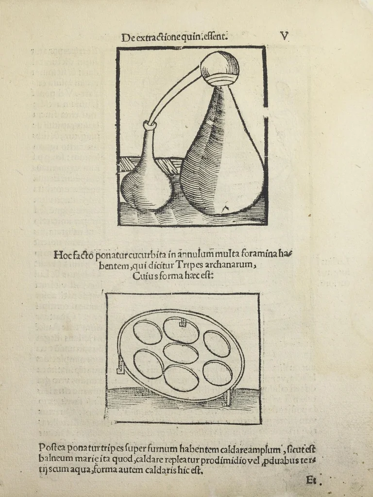 An illustration from Coelum philosophorum seu De secretis naturæ. Liber. Philippo Ulstadio patricio Nirenbergensi. Authore., 1525, leaf 13