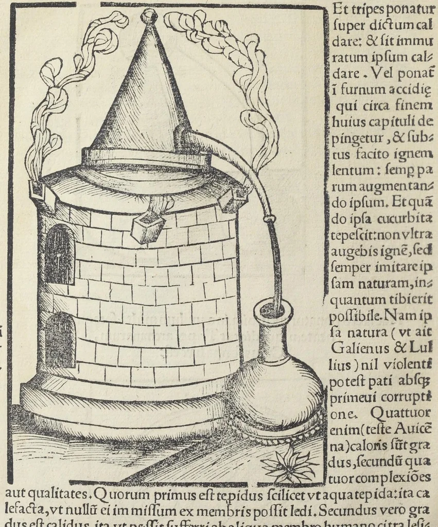An illustration from Coelum philosophorum seu De secretis naturæ. Liber. Philippo Ulstadio patricio Nirenbergensi. Authore., 1525, leaf 14
