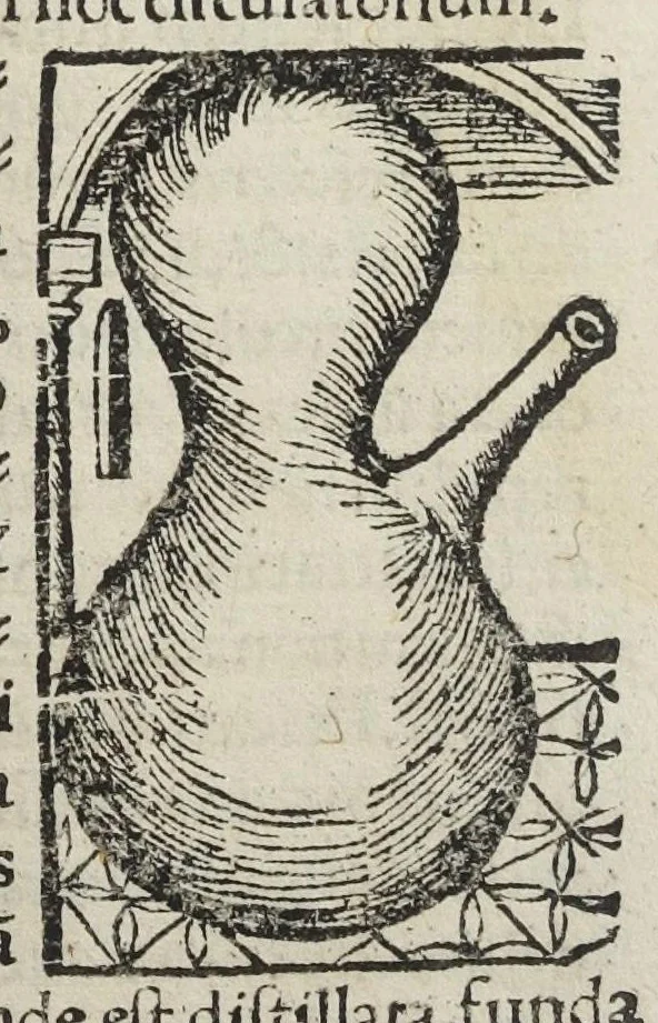 An illustration from Coelum philosophorum seu De secretis naturæ. Liber. Philippo Ulstadio patricio Nirenbergensi. Authore., 1525, leaf 43