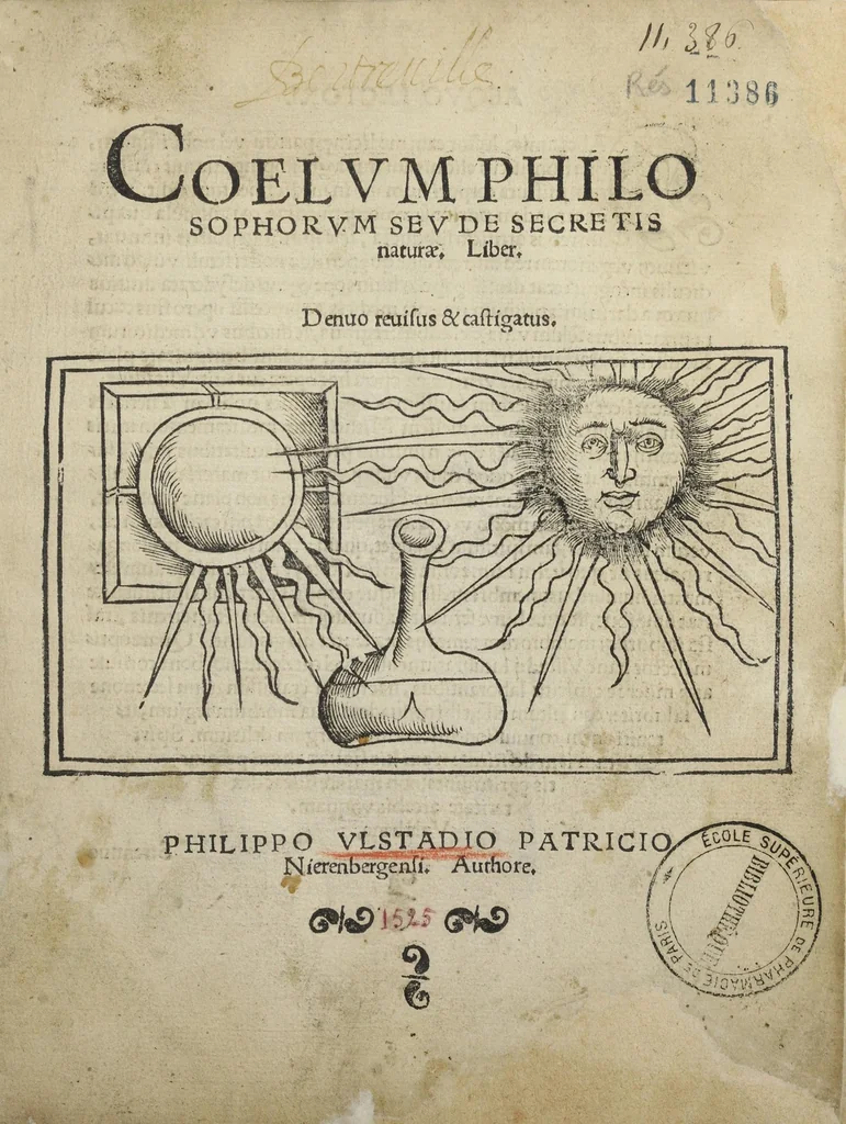 An illustration from Coelum philosophorum seu De secretis naturæ. Liber. Philippo Ulstadio patricio Nirenbergensi. Authore., 1525, leaf 5