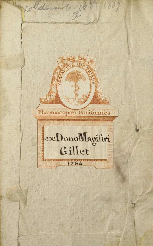 An illustration from Lapis philosophicus dogmaticorum. Quo paracelsista Libavius restituitur, Scholæ Medicæ Parisiensis judicium de chymicis declaratur, censura in adulteria & fraudes Parachymicorum deffenditur, asserto veræ alchemiæ honore. Per P. Palmarium doctorem Parisiensem Galeno-chymicum. Ad illustrissimum Cardinalem Perronium. Adjecta est historia læprosæ mulieris persanatæ., 1609, leaf 2